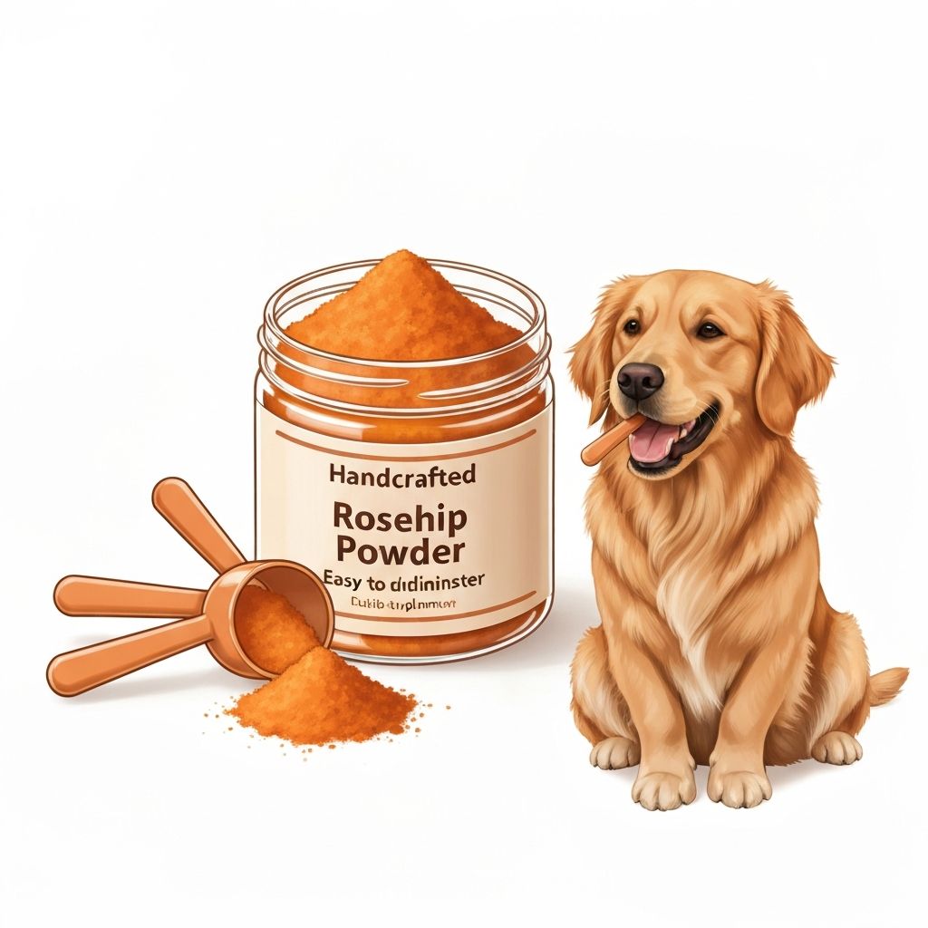 Hagebuttenpulver für Hunde - natürliches Vitamin C